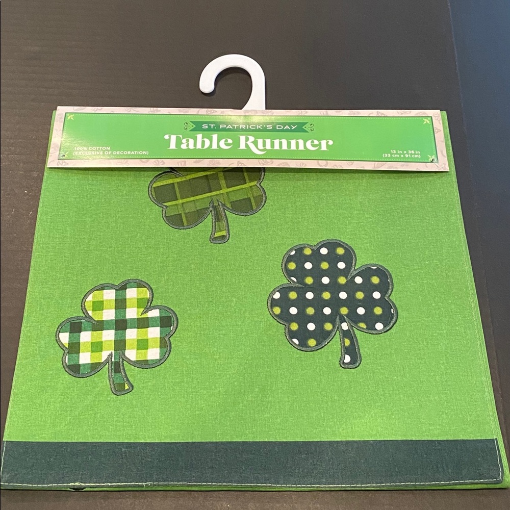 Shamrock Table Runner
